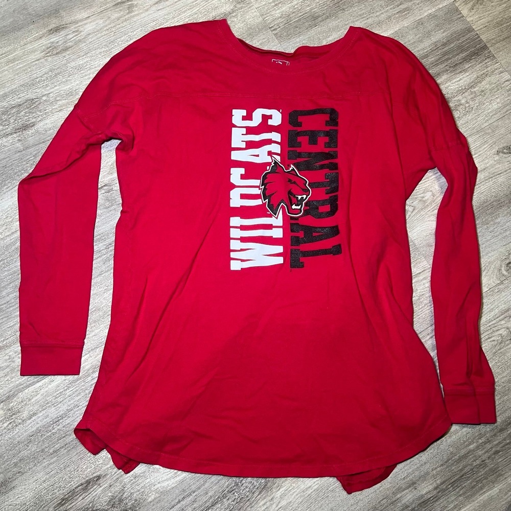 Central wildcats girls,‎ long sleeve open slip back bottom size medium